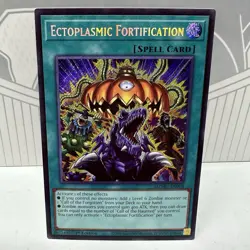 Yugioh TCG - Ectoplasmic Fortification Secret Rare MZMU-EN008 1st Ed - NM - Image 1