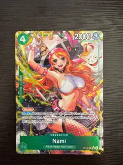 One Piece Nami OP14-031 Alt Art SR The Azure Sea’s Seven English - NM/MINT - Image 1
