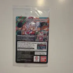 Bandai One Piece Card Game Monkey.D.Luffy Promo Holo US Voyage Character Card - Image 2