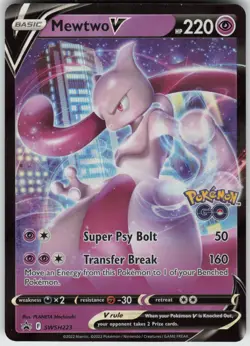 UR - 02 Holo Mewtwo V SWSH223 Promo SWSH: Sword & Shield Promo Cards - Image 1