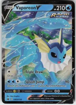 UR - 02 Holo Vaporeon V - SWSH150 Promo SWSH: Sword & Shield Promo Cards - Image 1