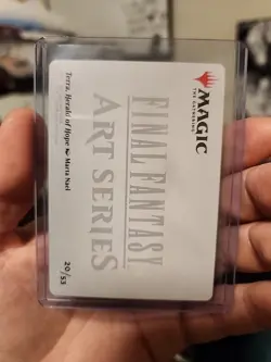 Terra Herald of Hope Art Card Gold Stamped Signature Art Series Final MTG - Image 2