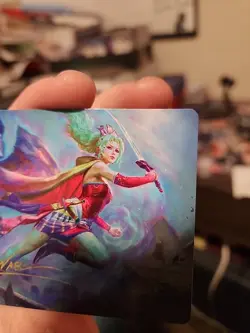 Terra Herald of Hope Art Card Gold Stamped Signature Art Series Final MTG - Image 4