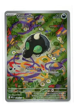 Shroodle 149/132 Illustration Rare Holo Me01: Mega Evolution Pokemon TCG Card NM - Image 1