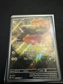 Pokemon Pawmi TCG Illustration Rare Card 226/091 Paldean Fates Full Art Holo - Image 1