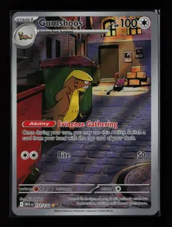 Gumshoos 153/132 Holo ME01: Mega Evolution Pokemon Card - Image 1