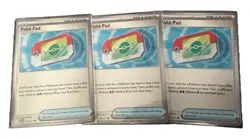 3 Set Pokemon TCG Poke Pad Mega Evolution Ascended Heroes 198/217 Cards Sleeved - Image 1
