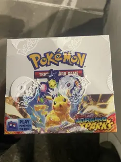 Pokemon TCG Surging Sparks Booster Box + Booster Bundle + 4 Surging Spark Packs - Image 3