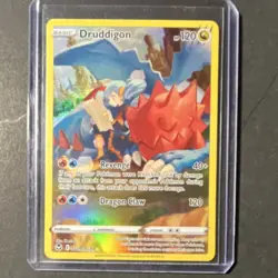 Pokemon TCG Druddigon TG09/TG30 Silver Tempest Full Art Holo Ultra Rare 120 HP - Image 1