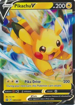 Pikachu V SWSH285 Sword & Shield Promo Pokemon TCG - Image 1