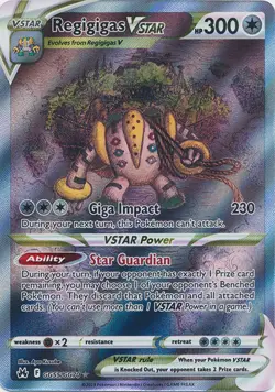 Regigigas VSTAR - GG55/GG70 Pokemon TCG Ultra Rare Crown Zenith - Image 1