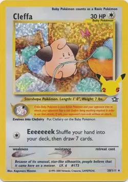 Cleffa 20/111 Classic Collection Celebrations Pokemon TCG - Image 1