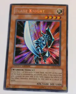Yu-Gi-Oh! Blade Knight CT1-EN002 2004 Tin Limited Ed Holo Secret Rare - Image 1