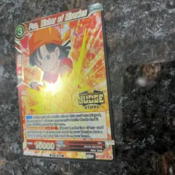 Pan Wisher of Miracles JUDGE STAMP Gold Foil Dragon Ball Super Card Game | NM - Image 2