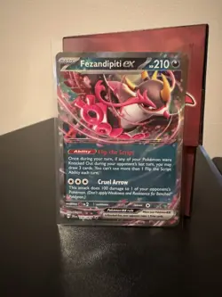 Fezandipity ex 038/064 Double Rare Pokemon TCG Card Shrouded Fable - Image 1