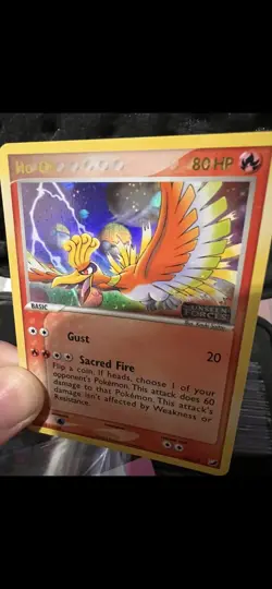 Pokemon TCG Ho-Oh Unseen Forces Reverse Holo Rare Card 27/115 nm - Image 1