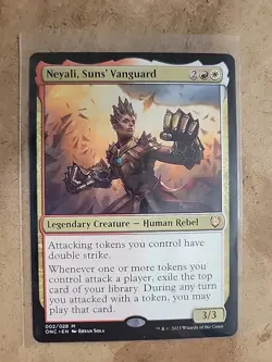 MTG Neyali, Suns' Vanguard [Phyrexia: All Will Be One Commander] Near Mint - Image 1