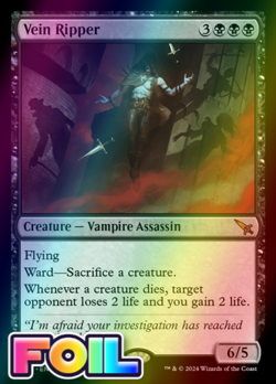 x1 Vein Ripper MKM MTG 110 FOIL MYTHIC M/NM 1x - Image 1