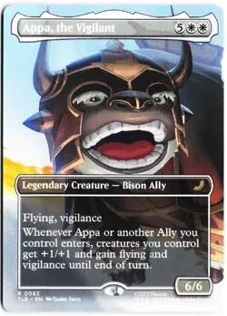 Appa, the Vigilant (Borderless) R Avatar: 62 NM - Image 1