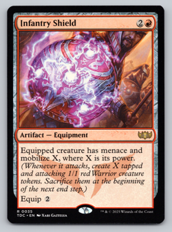 Infantry Shield - Commander: Tarkir: Dragonstorm MTG - Image 1