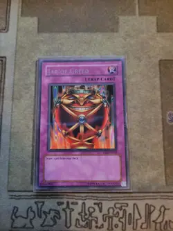 YUGIOH JAR OF GREED DB1-EN242 RARE UNLIMITED ED VLP - Image 1