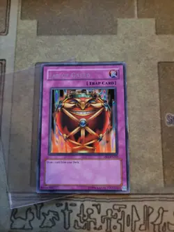 YUGIOH JAR OF GREED DB1-EN242 RARE UNLIMITED ED VLP - Image 2