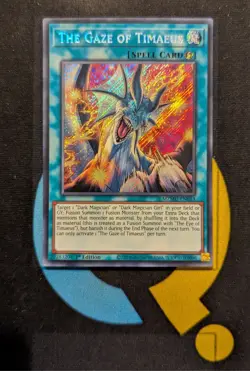 MZMU-EN013 The Gaze of Timaeus Secret Rare 1st Edition YuGiOh - Image 1