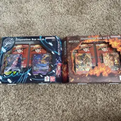 One Piece TCG Illustration Box Vol 5 and Vol 6 BUNDLE SEALED ships securely - Image 2