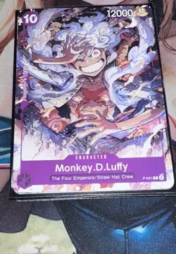 Monkey.D.Luffy P-041 PR Regular One Piece ST 18: PURPLE English NM - Image 1
