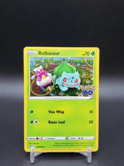 Bulbasaur SWSH231 Pokemon Go Black Star Promo Holo NM Pokemon Card - Image 1