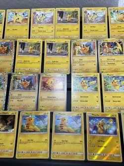 (30) Pikachu CARDS LOT VTG HOLO Raichu Stamped Red Cheeks Detective Cracked Ice - Image 3
