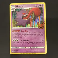 Pokemon TCG Gengar Halloween Trick Or Trade Card 057/198 Holo Rare - Image 1