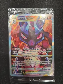 Lucario VSTAR SWSH291 SWSH: Sword & Shield Promo Cards Holo Sealed - Image 1