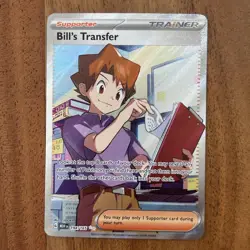 Pokemon TCG Bill's Transfer Scarlet & Violet 151 Ultra Rare Trainer Card 194/165 - Image 1