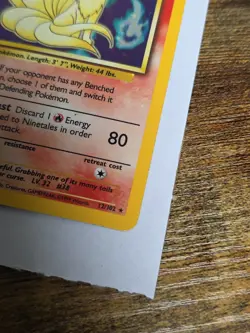 Pokemon TCG Ninetales Base Set Holo Unlimited Rare Card 12/102 MP - Image 2