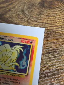 Pokemon TCG Ninetales Base Set Holo Unlimited Rare Card 12/102 MP - Image 5