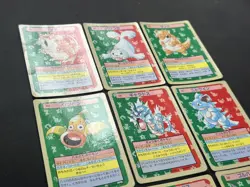 1995 Pokemon Card Japanese Blastoise Blue back Topsun 9 cards set Gyarados etc - Image 4