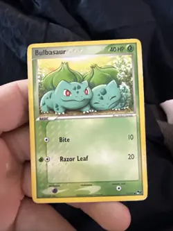 Pokemon TCG Bulbasaur Card 12/17 Common, Pop Series 2 Hp - Image 1