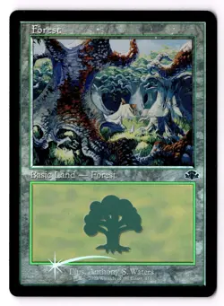 Forest () (Retro Frame) 411 Dominaria Remastered Foil NM - Image 1