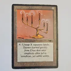 Magic: The Gathering Candelabra of Tawnos Antiquities Artifact Douglas Shuler - Image 1