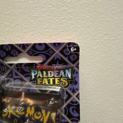 Pokemon TCG Paldean Fates Greavard 3-Pack Tech Sticker Collection - Image 2