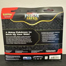 Pokemon TCG Paldean Fates Greavard 3-Pack Tech Sticker Collection - Image 4