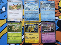 Pokemon TCG - Prismatic Evolutions Holo/Reverse Eevee Evolution 6 Card Lot! NM🔥 - Image 1