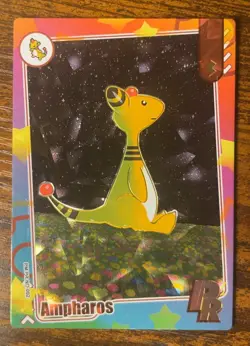New! Ampharos PM-PR No. 002 PR Ice Holo Eif Origin 4.0 Non-TCG Pokemon - Image 1