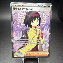 Erika's Invitation - Pokemon Scarlet & Violet 151 196/165 Full Art Ultra Rare - Image 1