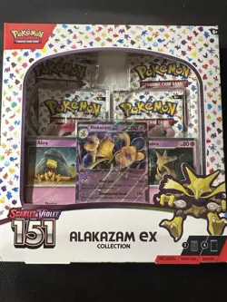 Pokemon TCG: Scarlet & Violet-151 Alakazam ex Collection Booster Box 820650855269 - Image 1