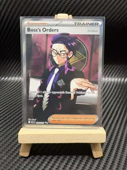 Pokemon Boss's Orders 256/217 Ascended Heros Full Art Trainer - Image 1