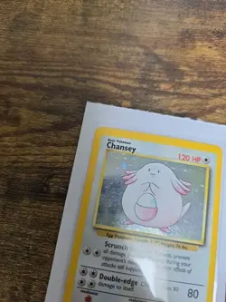 Chansey 3/102 Holo 1999 WOTC Pokemon TCG Base Set Unlimited Rare Card MP - Image 4