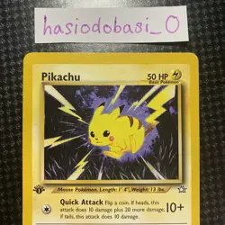 Pokemon TCG Pikachu 70/111 Neo Genesis 1st Edition WOTC LP/MP Condition - Image 2