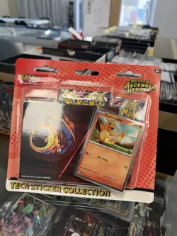 Pokemon Mega Evolution Ascended Heroes Tech Sticker Charmander - Image 1